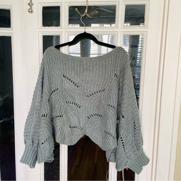 Moon & Madison Oversized Chunky Knit Boho Sweater - Picture 4 of 10